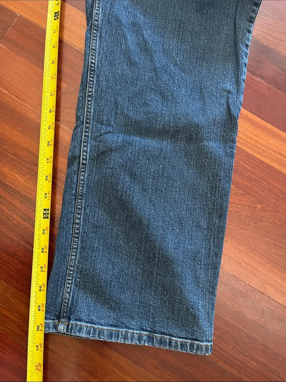 Mens 44x32 Duluth Flex Weekender Blue Leans Stretch